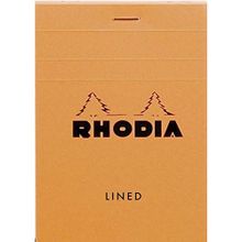 Rhodia Basic Turuncu Kapak 80 gr 80 Yaprak Çizgili Bloknot