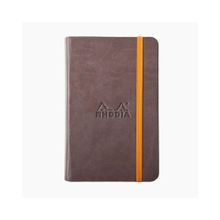 Rhodia Boutique Rodiarama Renkler Chocolate A6 İtalyan Deri Defter