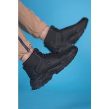 Riccon 0012108 Siyah Siyah Sneaker Erkek Bot