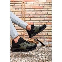 Riccon 00122021 Haki Siyah Erkek Sneaker
