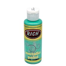 Rich 120-0754 Metalik Boya 120 cc Yeşil Akrilik Boya