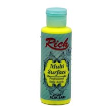 Rich 120 Cc Açık Sarı Multi Surface Akrilik Boya