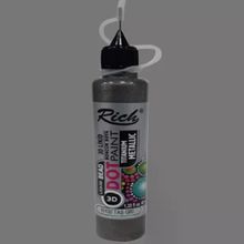 Rich 15132 Dot Paint Titanium Metalik Taş Gri Boncuk Boya