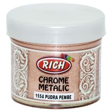 Rich 1554 Pudra Pembe 50 cc Metalik Akrilik Boya