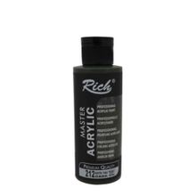 Rich 212 Koyu Yağ Yeşili 120 cc Master Acrylic Akrilik Boya