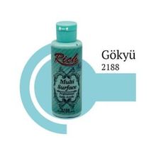 Rich 2188 Gökyüzü 120 cc Multi Surface Akrilik Boya