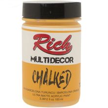Rich 4518 Barcelona Turuncu 100 ml Multi Decor Chalked Akrilik Boya