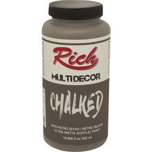 Rich 4578 Retro Siyah 500 ml Multi Decor Chalked Akrilik Boya