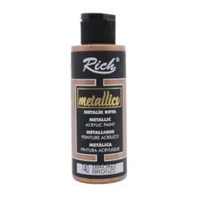 Rich 740 Bronz 120 cc Metalik Akrilik Boya