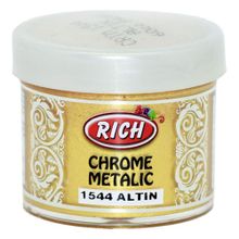 Rich Chrome 1544 Altın 60 cc Metalik Extra Simli Sedefli Boya