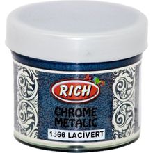 Rich Chrome 1566 Lacivert 60 cc Metalik Extra Simli Sedefli Boya