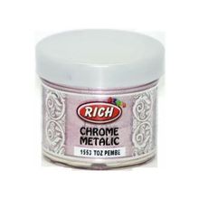 Rich Chrome Metalik Toz Pembe 50 cc Hobi Boyası