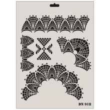 Rich Dantel Seri DN-918 35x25 cm Stencil