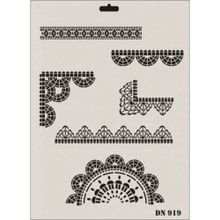 Rich DN-919 Dantel Stencil 25x35 cm Boyama Şablonu