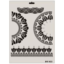Rich DN-922 Dantel Seri 35x25 cm Stencil