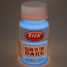 Rich Glow in the Dark 50 cc Mavi Hayalet Boya