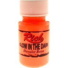 Rich Glow in the Dark 50 cc Turuncu Hayalet Boya