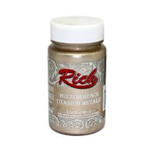 Rich Metalik 2526 90 ml Şampanya Akrilik Boya multi surface titanium
