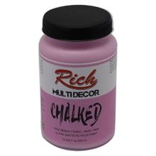 Rich Multi Decor Chalked 250 cc Bebek Pembe Akrilik Boya