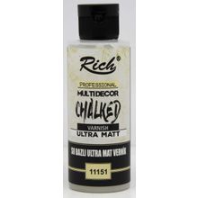Rich Multidecor Chalked Varnish 120 cc Ultra Mat Vernik