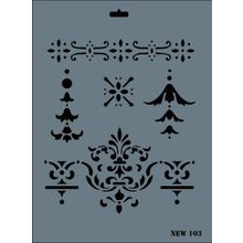 Rich N-103 Yeni Seri XL 35x25 cm Stencil