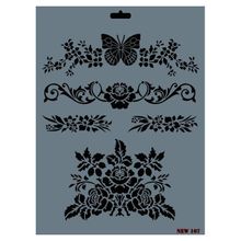 Rich N-107 Yeni Seri XL 35x25 cm Stencil