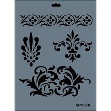 Rich N-118 Yeni Seri XL 35x25 cm Stencil