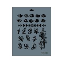 Rich N-123 Yeni Seri XL 35x25 cm Stencil