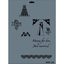 Rich N-128 Yeni Seri XL 35x25 cm Stencil