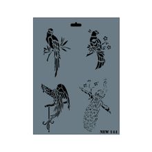 Rich N-144 Yeni Seri XL 35x25 cm Stencil