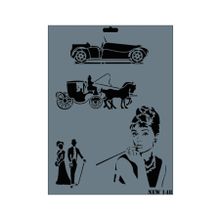 Rich N-148 Yeni Seri XL 35x25 cm Stencil