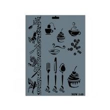Rich N-149 Yeni Seri XL 35x25 cm Stencil