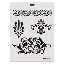 Rich New-118 Desen Stencil 25x35 cm Şablon