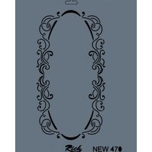 Rich NEW-470 Stencil 25x35 cm Boyama Şablonu