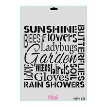 Rich New Seri N 326 35x25 cm Stencil