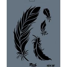 Rich New Seri N-387 35x25 cm Stencil