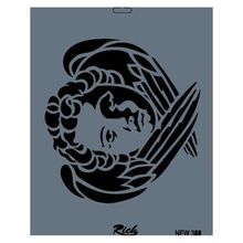 Rich New Seri N-388 35x25 cm Stencil