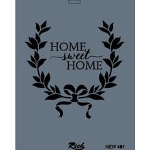 Rich New Seri N-401 35x25 cm Stencil