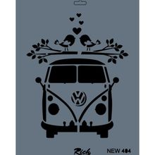 Rich New Seri N-404 25x35 cm Stencil