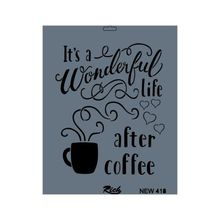 Rich New Seri N 418 35x25 cm Stencil
