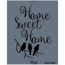 Rich New Seri N-429 35x25 cm Stencil