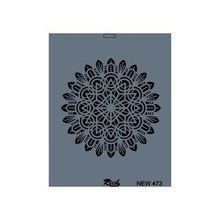 Rich New Seri N-473 35x25 cm Stencil