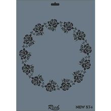 Rich New Seri N-574 35x25 cm Stencil