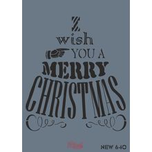 Rich New Seri N-640 35x25 cm Stencil