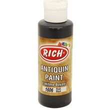Rich Siyah 120 cc 1606 Akrilik Eskitme Boyası