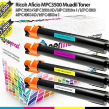 Ricoh Aficio MPC3500EFI Muadil Toner Set