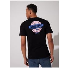 Riders By Lee L222716-001 Bisiklet Yaka Regular Fit Siyah Erkek T-shirt