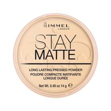 Rimmel London Stay Matte Pressed Powder 14 gr No:001 Transparent Pudra