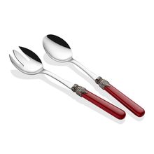 Rivadossi Classic Bordo Salata Servis Seti