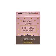 Rival Loves Me Suya Dayanıklı No:03 Soft Kahve Kaş Pomadı